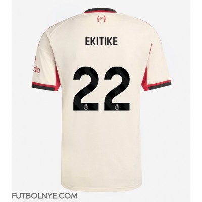 Camiseta Liverpool Hugo Ekitike #22 Visitante Equipación 2025-26 manga corta Camiseta Liverpool Hugo Ekitike #22 Visitante Equipación 2025-26 manga corta